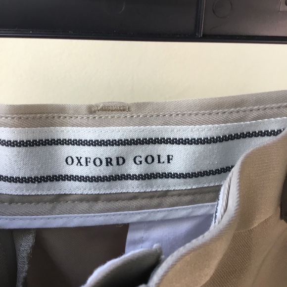 Men's Oxford Golf Shorts Kakhi "Super Dry" w logo size 38 EUC - Picture 5 of 10